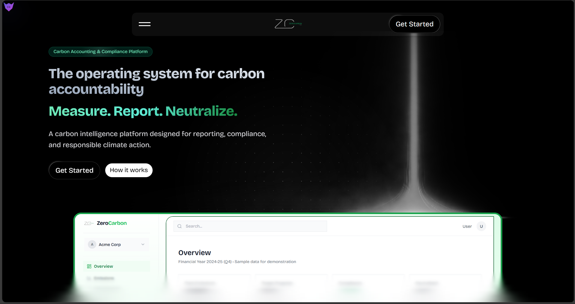 ZEROCARBON PLATFORM